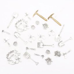 Collections d'outils de jardinage de jardin pour papa pendentif breloque pelle breloque ciseaux