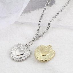 Pendentifs en forme de cœur pour la fabrication de bijoux 10 pièces couleur or Vintage goutte