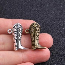 Breloques pentagramme en alliage de métal pour la fabrication de bijoux 4 pièces 20x26mm nouvelle