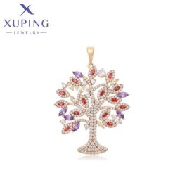 Xuping – collier avec pendentif et chaîne pour femmes bijoux à la mode nouvelle collection