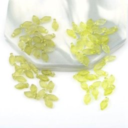 Breloques en acrylique pour le cuir chevelu vert bijoux de bricolage accessoires exécutifs boucle