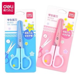 DELI-Ciseaux de papier de sécurité pour enfants et étudiants outil de coupe de manchon bricolage
