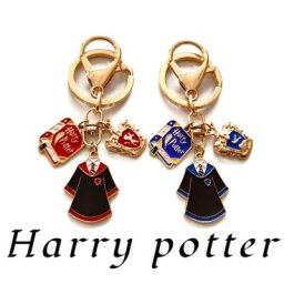 Porte-Clés Harry Potter avec Logo de la Maison Gryffondor Poudlard Pendentif pour Uniforme Sв