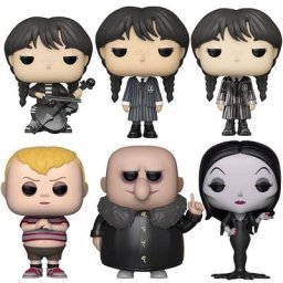 Figurines d'action en vinyle de la famille Addams cadeaux de jouets Mortica #801 Gomez #802