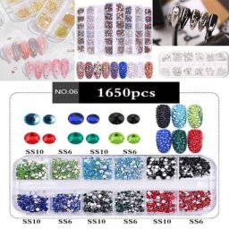 Ensemble de Strass Brillants à 12 Grilles Clip Astronomique pio Multi Taille Mixte Bricolage
