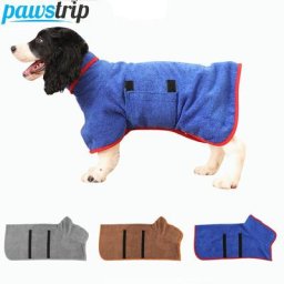 Serviette de bain absorbante à séchage rapide pour animaux de compagnie peignoir pour chien