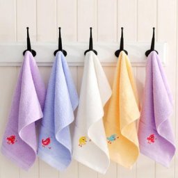 Serviette de bain en coton jetable pour bébé gant de toilette pour le visage lingette pour les