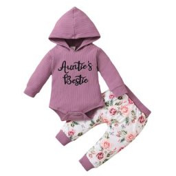 Lioraitin – ensemble 2 pièces pour bébé fille de 0 à 18 mois vêtements d'automne à manches longues