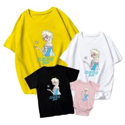 Disney – barboteuse princesse Elsa avec lunettes de soleil pour bébé fille et garçon T-Shirt