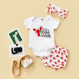 Barboteuse pour bébé de 0 à 12 mois ensemble 3 pièces mignon avec manches courtes Short taille