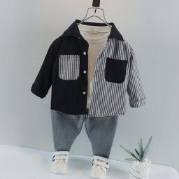 Survêtement en coton pour enfants vêtements pour bébés garçons et filles chemises à bretelles de