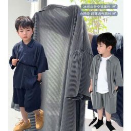 Ensemble de vêtements d'été pour adolescent garçon chemise et short tenue décontractée à manches