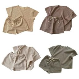 2 pièces Bébé Vêtements Ensemble Costume À Manches Courtes T-Shirt Short Bébé Costumes De Mode