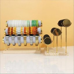 Support à Bijoux à 3 Niveaux pour Bracelets de oral ille Montre Organisation