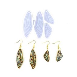 Moule en Silicone pour boucles d'oreilles en cristal époxy boucles d'oreilles pendentif