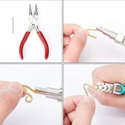 Ensemble de 3 pinces pour la fabrication de bijoux outils de réparation de bijoux avec différentes