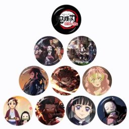 Demon Slayer Anime Cabochon Rond en Verre Photo Demo Flat Back Executive Season 3 Slowers Smith