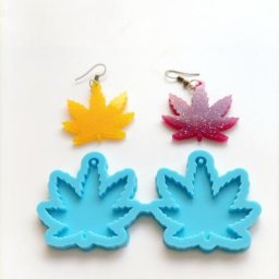 Moule de boucles d'oreilles en résine époxy cristal pendentif en Silicone artisanat bijoux