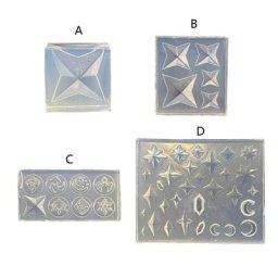 Pierre précieuse résine époxy Silicone moule 3D Fondant moule gâteau fournitures de bricolage outils