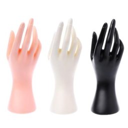 4XBE – présentoir main femme Mannequin bijoux Bracelet bague gants support organisateur