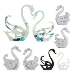 Moule en Silicone en résine époxy cristal cygne ornement bricolage
