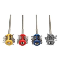 Brosse professionnelle pour texturing polissage grain monté brosse métallique mate bijoux avec