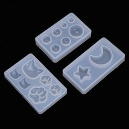 Moule en Silicone pour la fabrication de bijoux artisanat griffe lune miroir géométrique