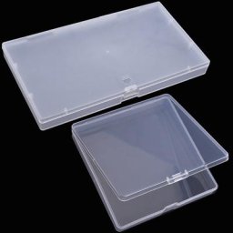Boîte de rangement transparente réglable pratique pour bijoux perles bagues triples pièces