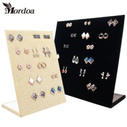 Trompent Présentoir Planche Pin Oreille Anneau Bijoux Présentoir Support Boucle D'oreille Boîte À