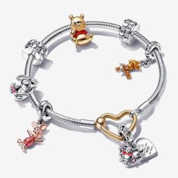 Perles de charme en argent regardé 2022 Winnie Bear Dangle Tigrou Charms Fit Pandora 925