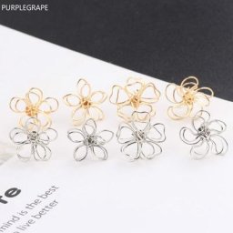 Boucles d'Oreilles Vintage Élégantes et Simples de 15mm Accessoires de Bijoux Mode Coréenne