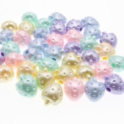 Perles Acryliques Nacrées Harvey At de 13x17mm Accessoires pour la Fabrication de Bijoux Colliers