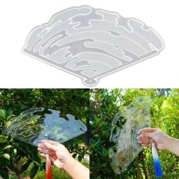 Moule en Résine Transparente en Forme d'Éventail DM245 en Silicone pour Artisanat d'Art DIY