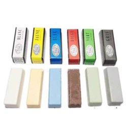 Accessoires de polissage de salariés 6 pièces pour duo et ILVER barre rouge pour avertir composé