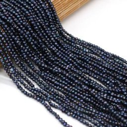Perles d'Eau Douce Noires Naturelles en Forme de Pomme de Terre Pierres Précieuses pour Bijoux de