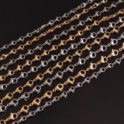 30 pièces 9mm 10mm 11mm 12mm 13mm fermoir acier inoxydable pour bijoux fabrication de bijoux