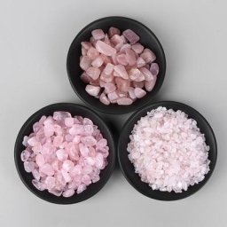 Galets de quartz rose multidimensionnels pierres brutes naturelles petits échantillons minéraux