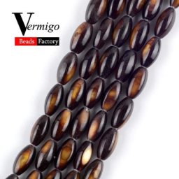 Perles de coquille de vadrouille marron de haute qualité pour bijoux exécutifs entretoise de