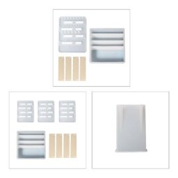 E0BF-Moules en résine de silicone pour bijoux présentoir à bijoux support de stockage de boucles