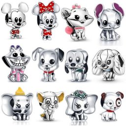 Disney – Bracelet Original en argent 100% pour femmes perles de 3mm fabrication de bijoux à la