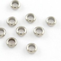 Rondelles amples en acier inoxydable 500 201 pièces pour la fabrication de bijoux résultats de