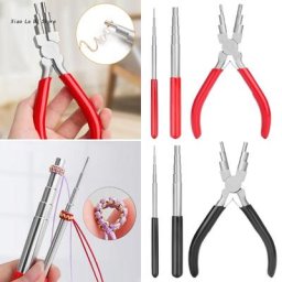 XXineau-Pince à boucler le fil métallique outils de bouclage tiges de mandrin pour bijoux 3
