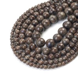 Perles rondes en pierre naturelle de Labradorite africaine accessoires pour la fabrication de