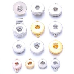 Bijoux à Pression de 12mm et 18mm Accessoires pour Bracelet et Collier lèvent Faits à la Main