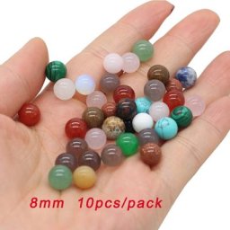 Perle de gemmes naturelles rondes sans trou perle d'espacement adt œil de tigre opale pour bijoux