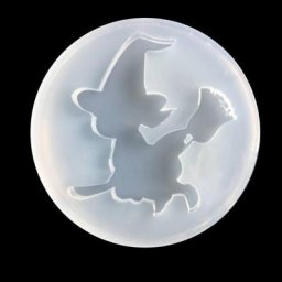 Moule à pendentif de sorcière d'halloween résine époxy Silicone bijoux artisanat d'art