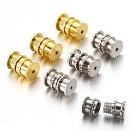 Fermoirs à Vis de 1mm 30 Pièces Connecteur de Fermeture pour Bijoux Accessoires de Bricolage