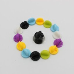Fermoirs à broches en caoutchouc pour broche papillon capuchons arrière accessoires de bricolage