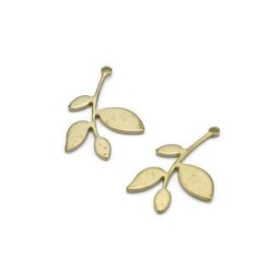 10pcs Raw Brass Leaf Charms Pendant Diy For Jewelry Making Accessories Handmade Necklace Bracelets