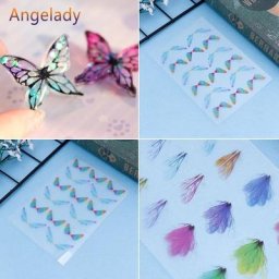Libellule colorée 3D en résine époxy JUL3 matériau de remplissage bricolage artisanat de bijoux